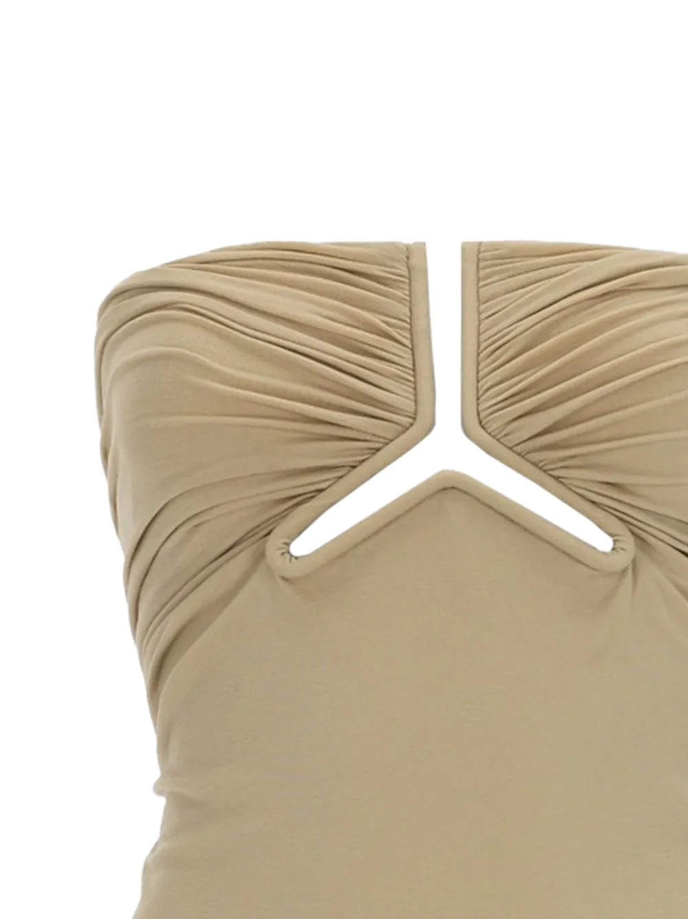 Rick Owens Top met ruches Beige