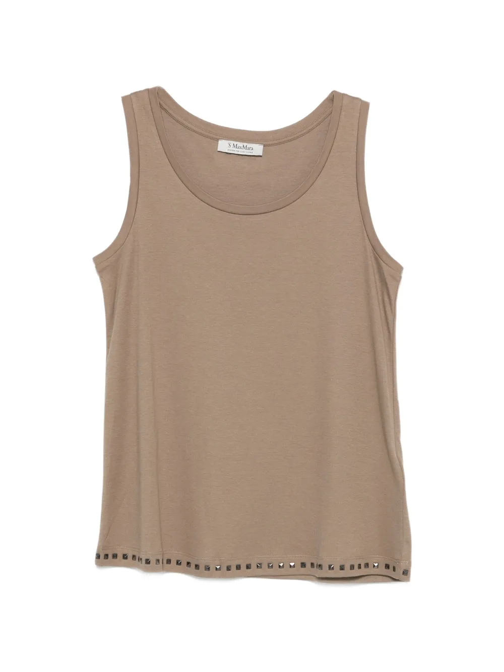 'S Max Mara stud-embellished tank top - Braun