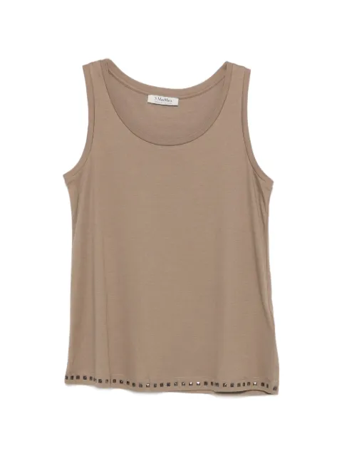 'S Max Mara stud-embellished tank top
