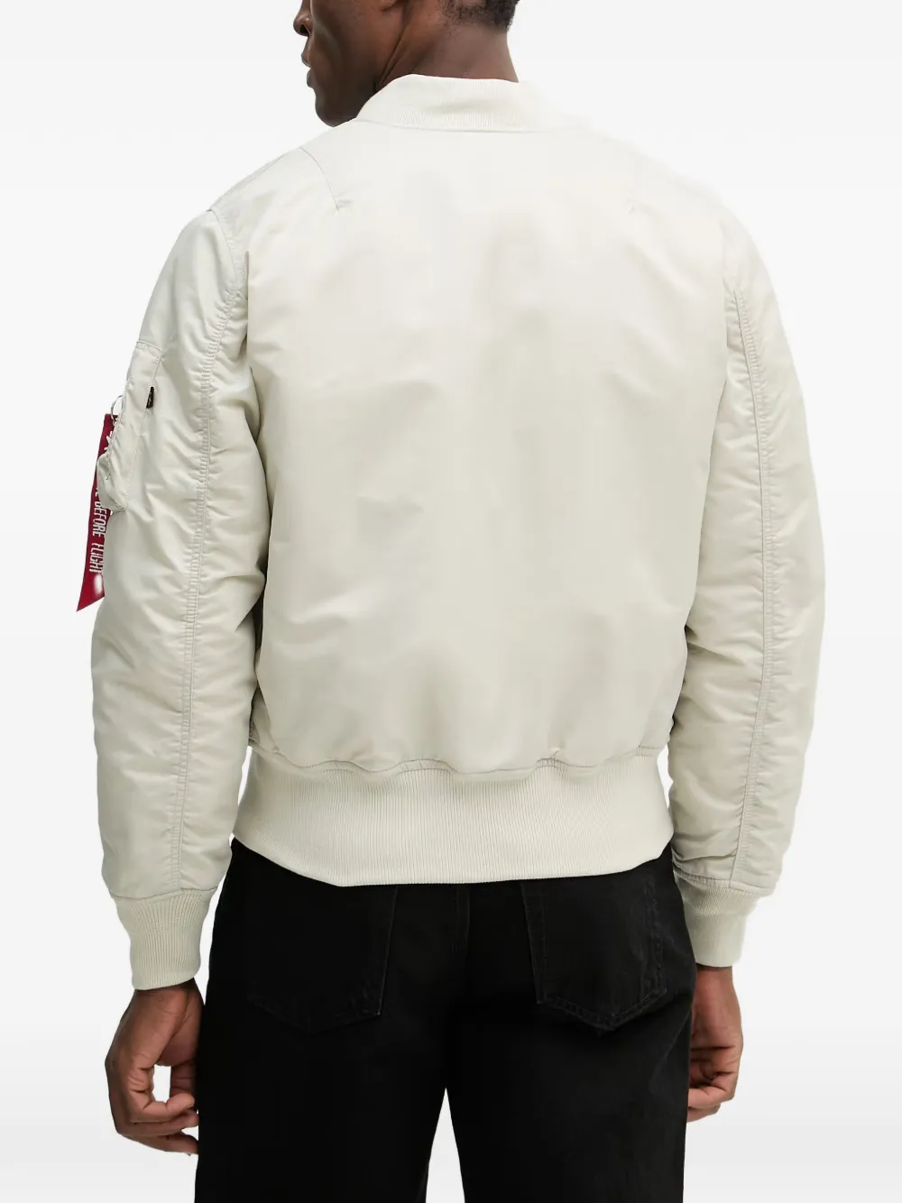 Alpha Industries Heritage bomberjack met rits Wit