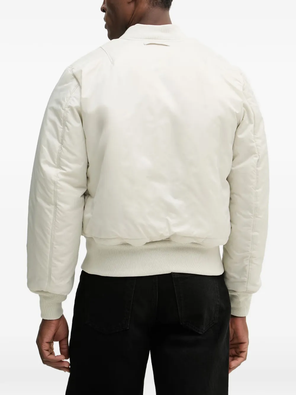 Alpha Industries Heritage bomberjack met rits Wit