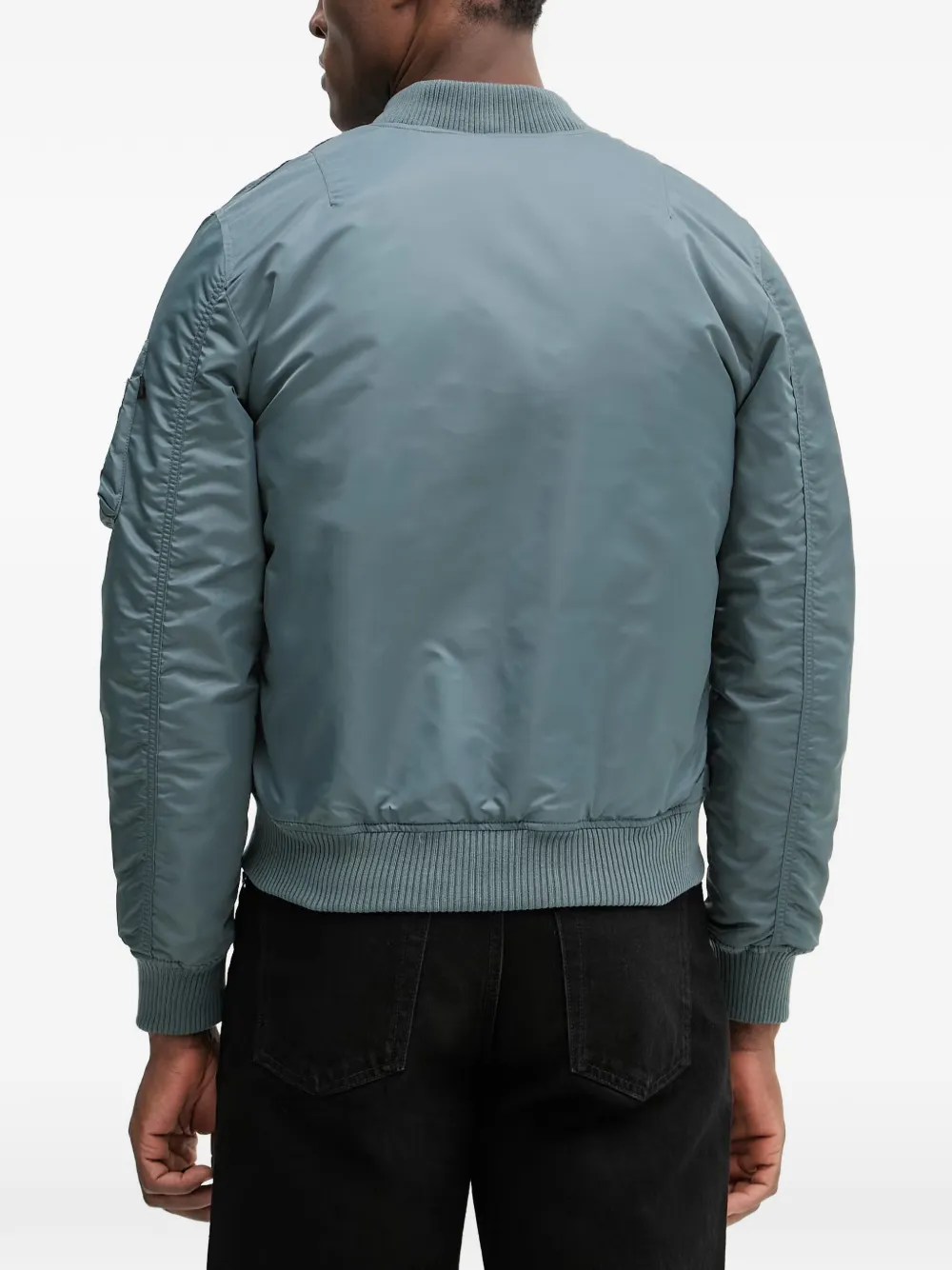 Alpha Industries Bomberjack met rits Blauw