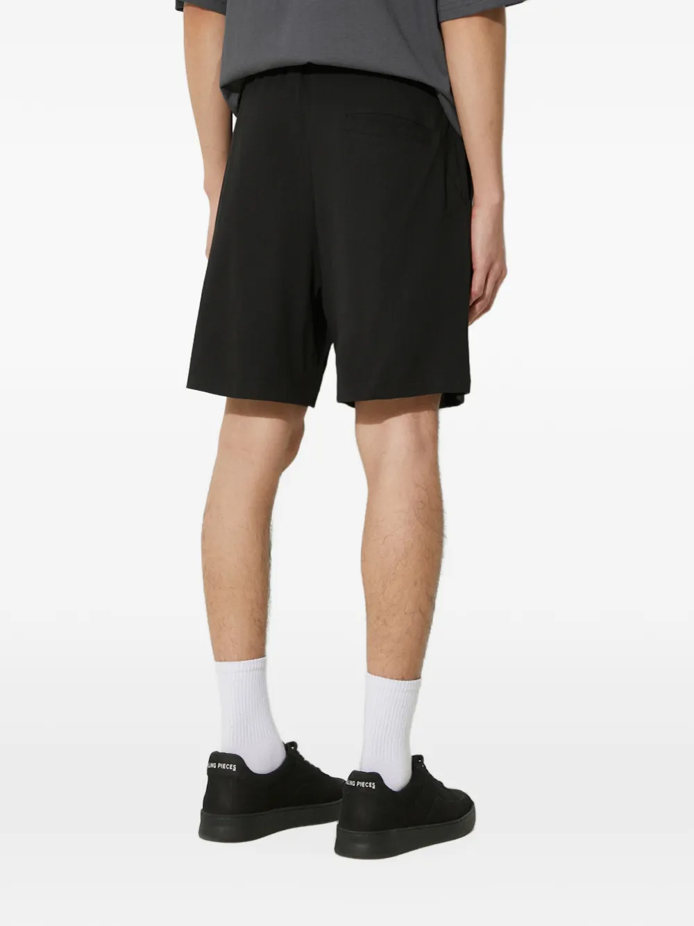 Alpha Industries Alpha shorts met trekkoord en Puff-print Zwart