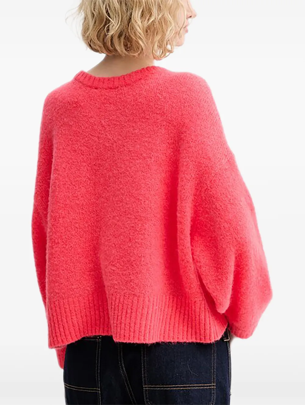 American Vintage Trui met textuur Roze