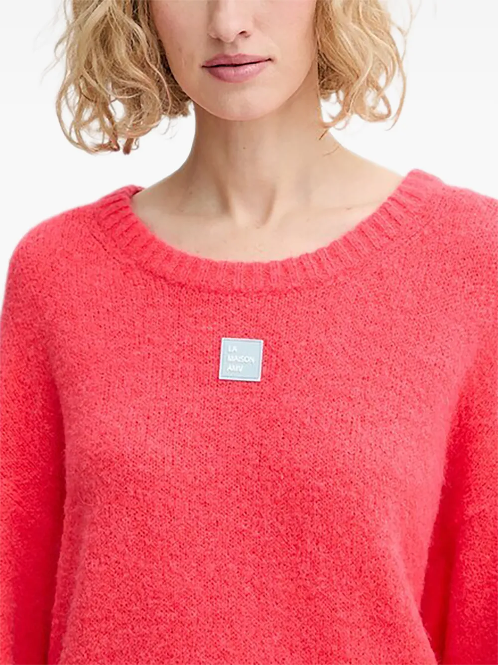 American Vintage Trui met textuur Roze