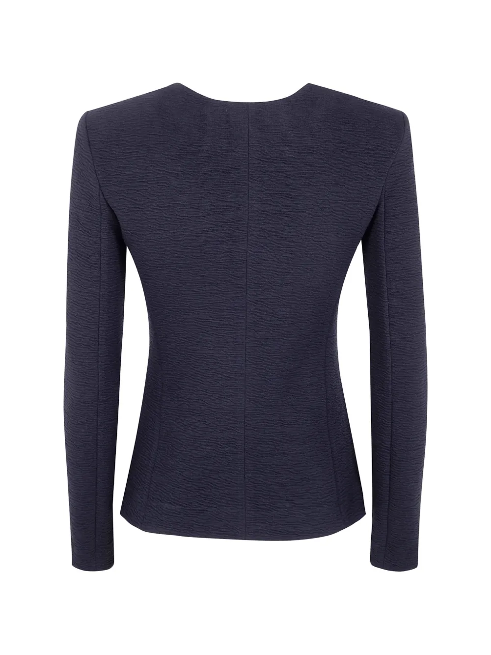 Emporio Armani Jack met textuur en rits Zwart