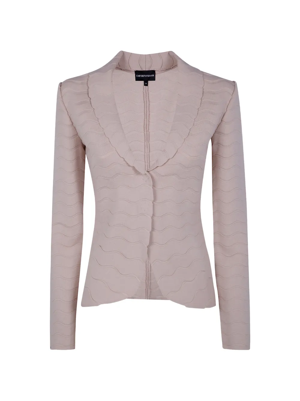 Emporio Armani dawn wave pattern jacket - Toni neutri