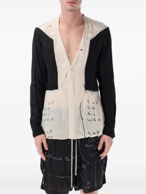 Rick Owens Larry Fogpocket long-sleeve shirt