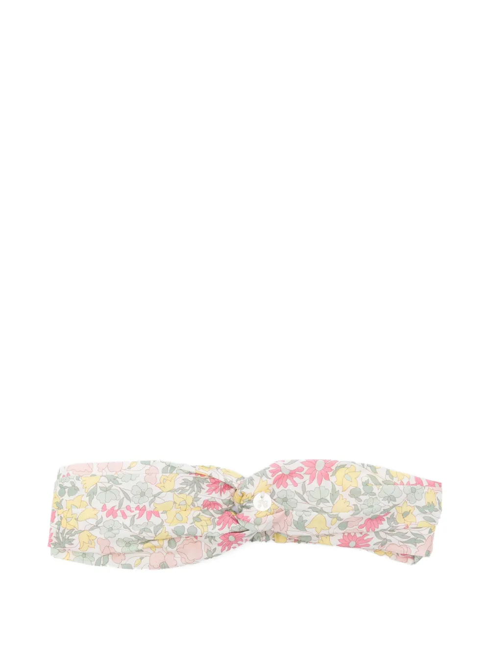 Tartine Et Chocolat twisted floral-print headband - Toni neutri