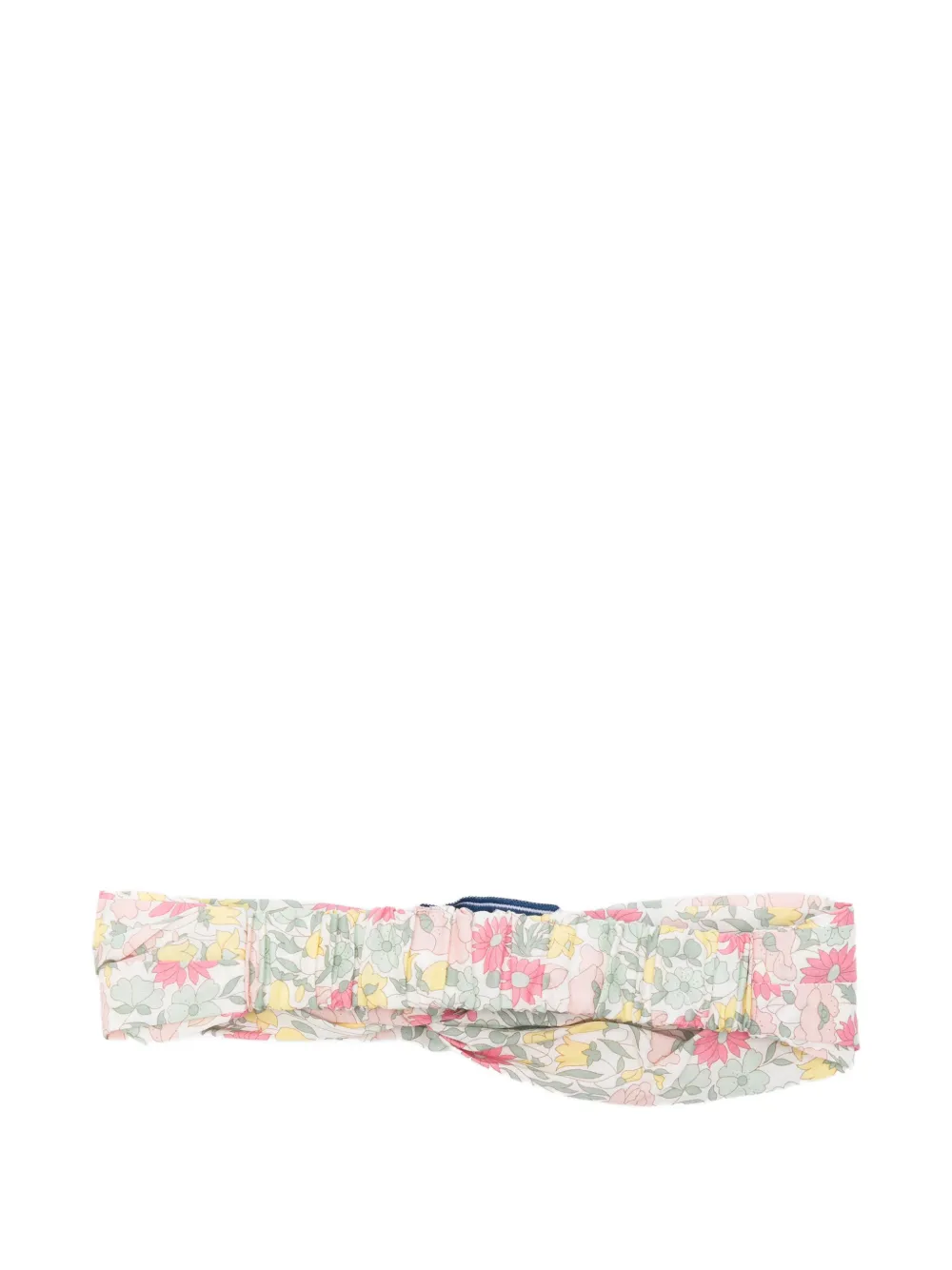  Tartine Et Chocolat Twisted Floral-print Headband - Neutrals 