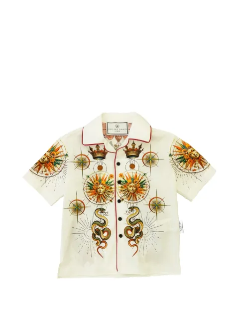 Philipp Plein Junior crown graphic shirt