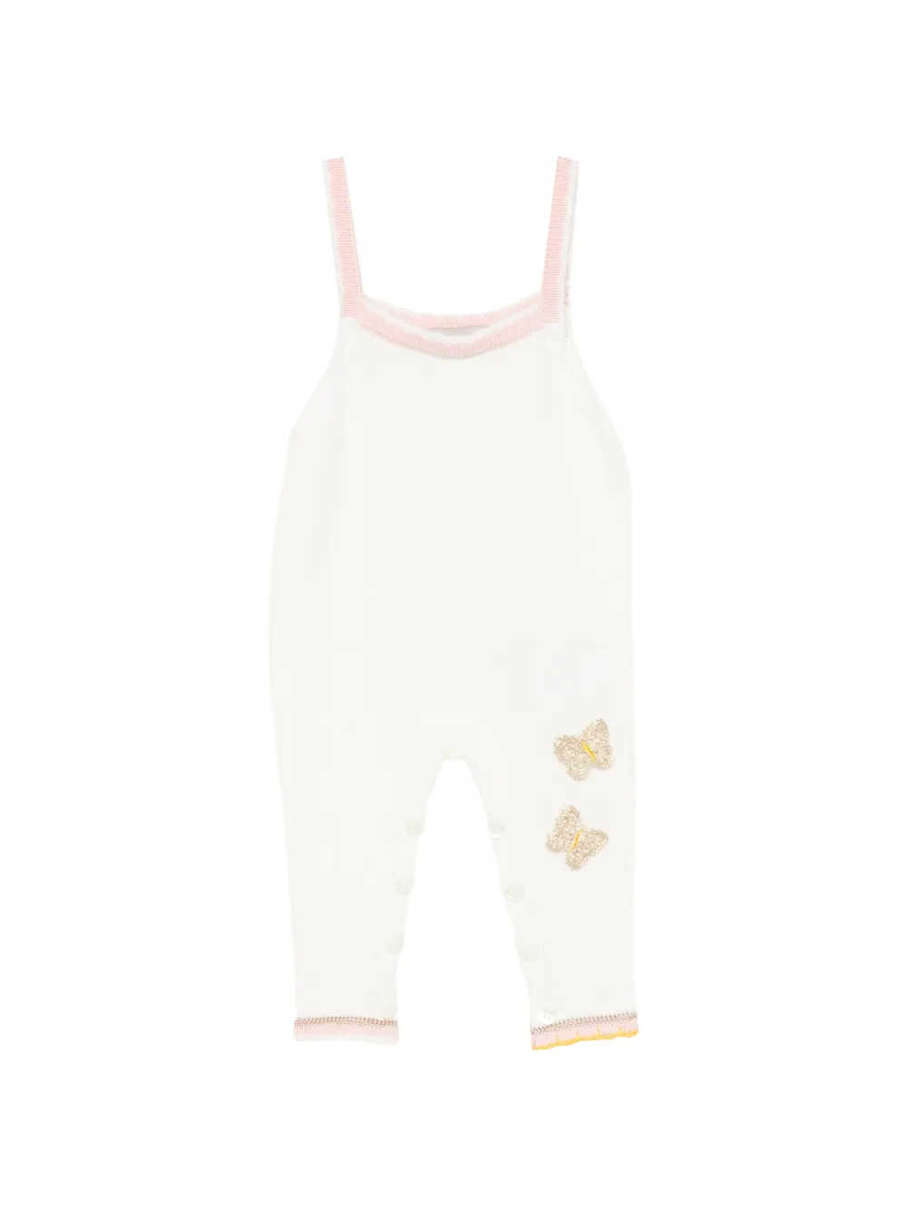 Gensami kids butterfly babygrow - Bianco