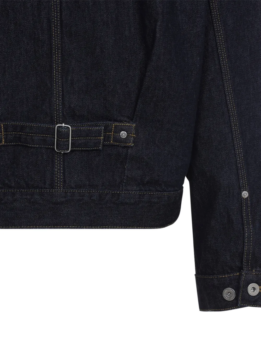 Carhartt WIP Belmar button-up denim jack Blauw