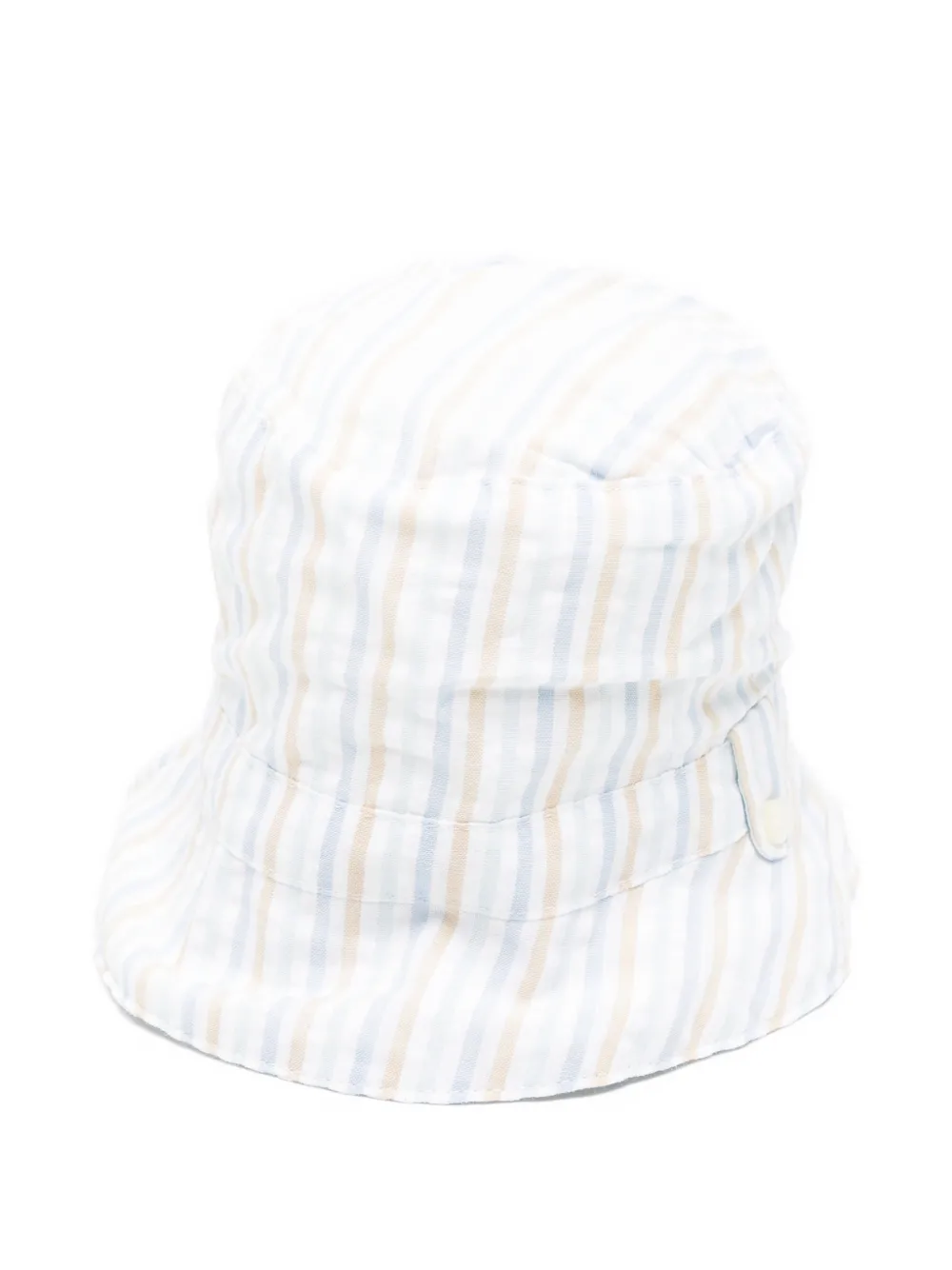 Tartine Et Chocolat stripe-pattern sun hat - Bianco