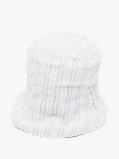 Tartine Et Chocolat stripe-pattern sun hat