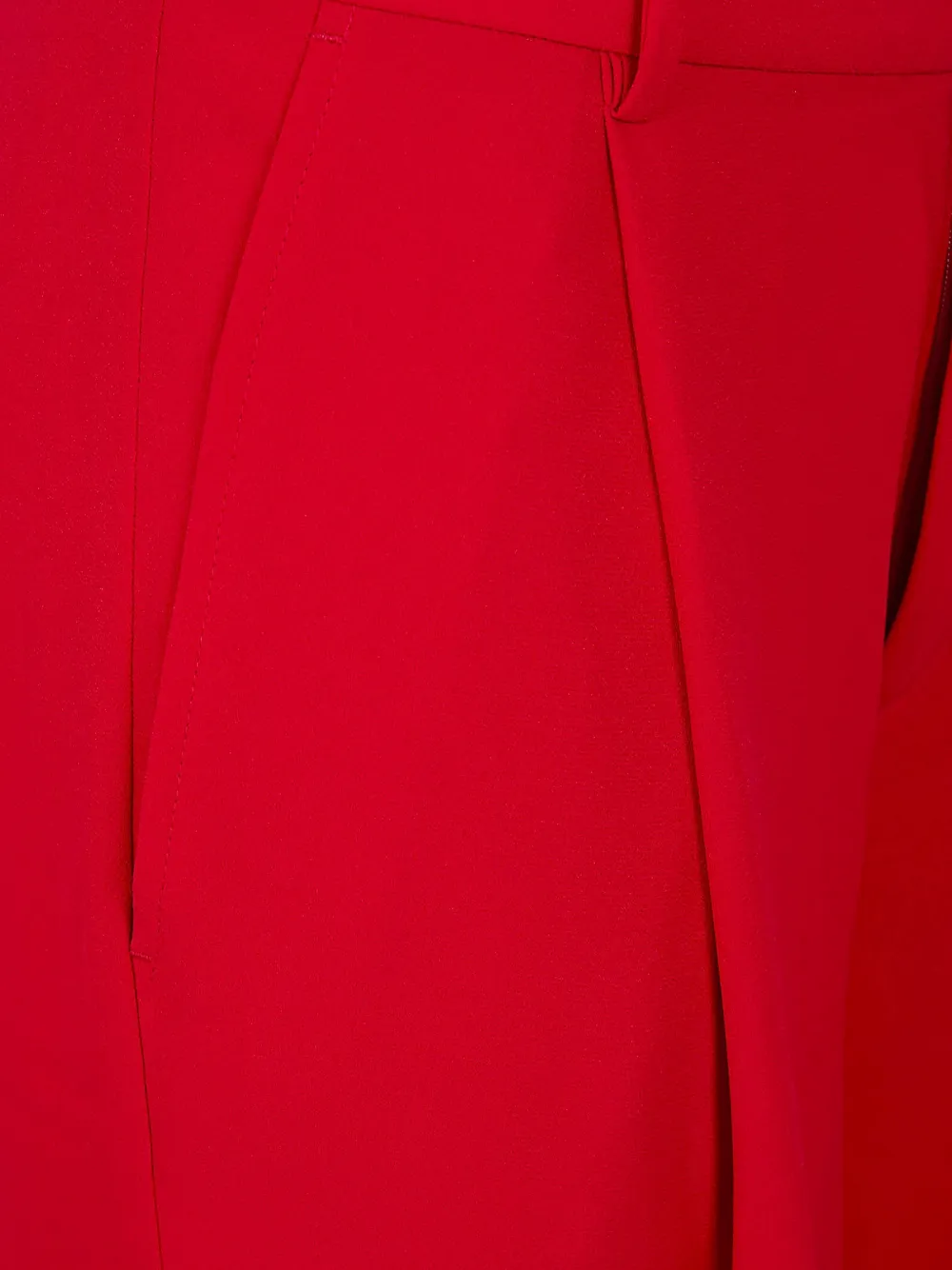 Lauren Ralph Lauren Georgette pantalon met plooien Rood