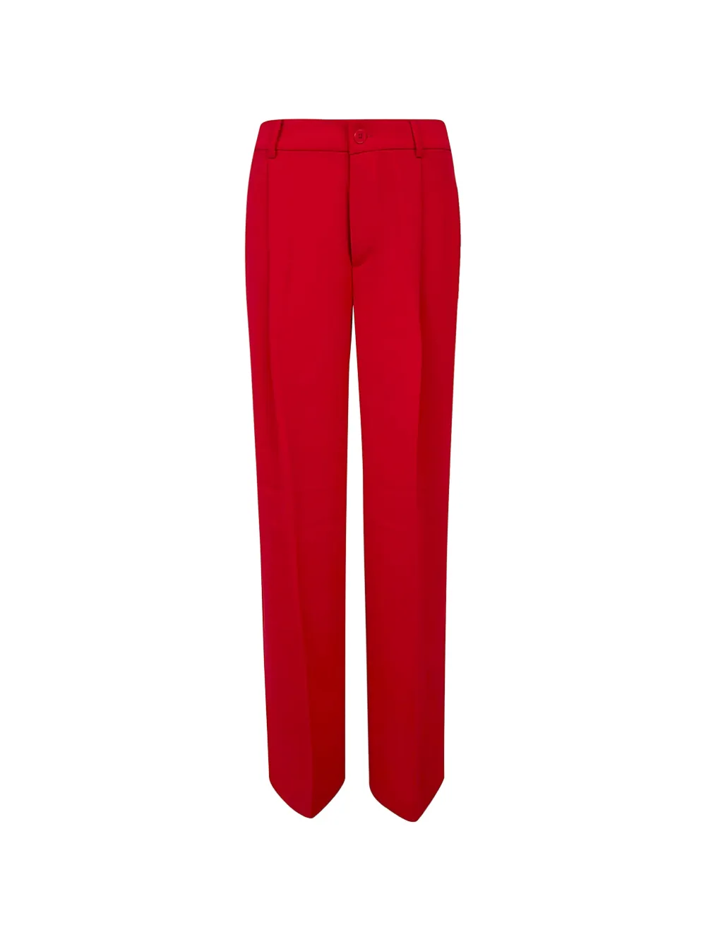 Lauren Ralph Lauren Georgette pleated tailored trousers - Rosso