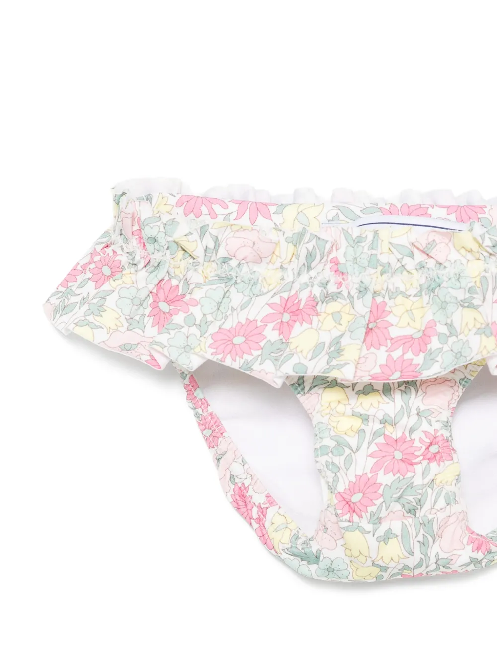 Tartine Et Chocolat Bikinislip met ruches en bloemenprint Roze