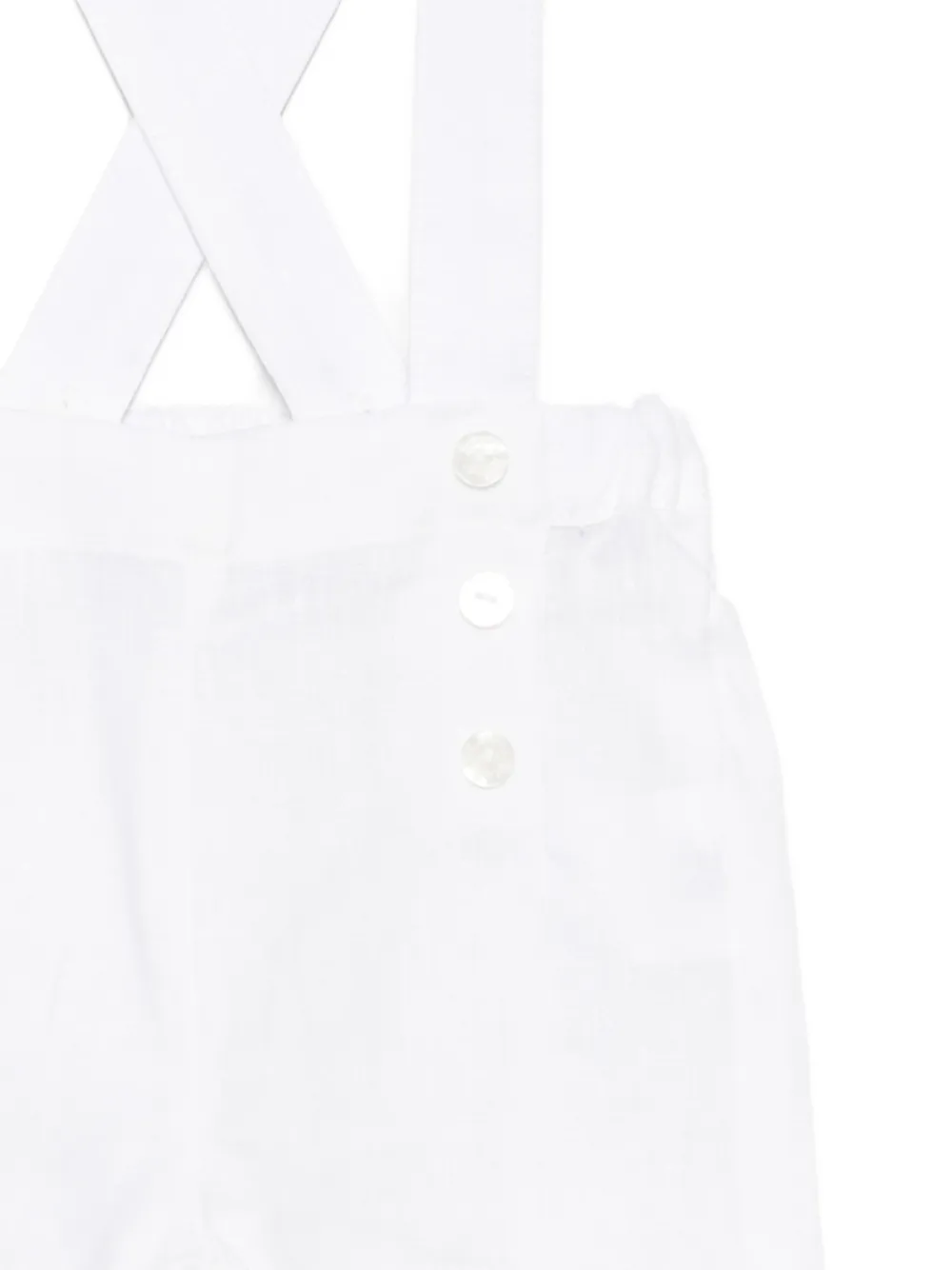  Tartine Et Chocolat Buttoned Shorts - White 