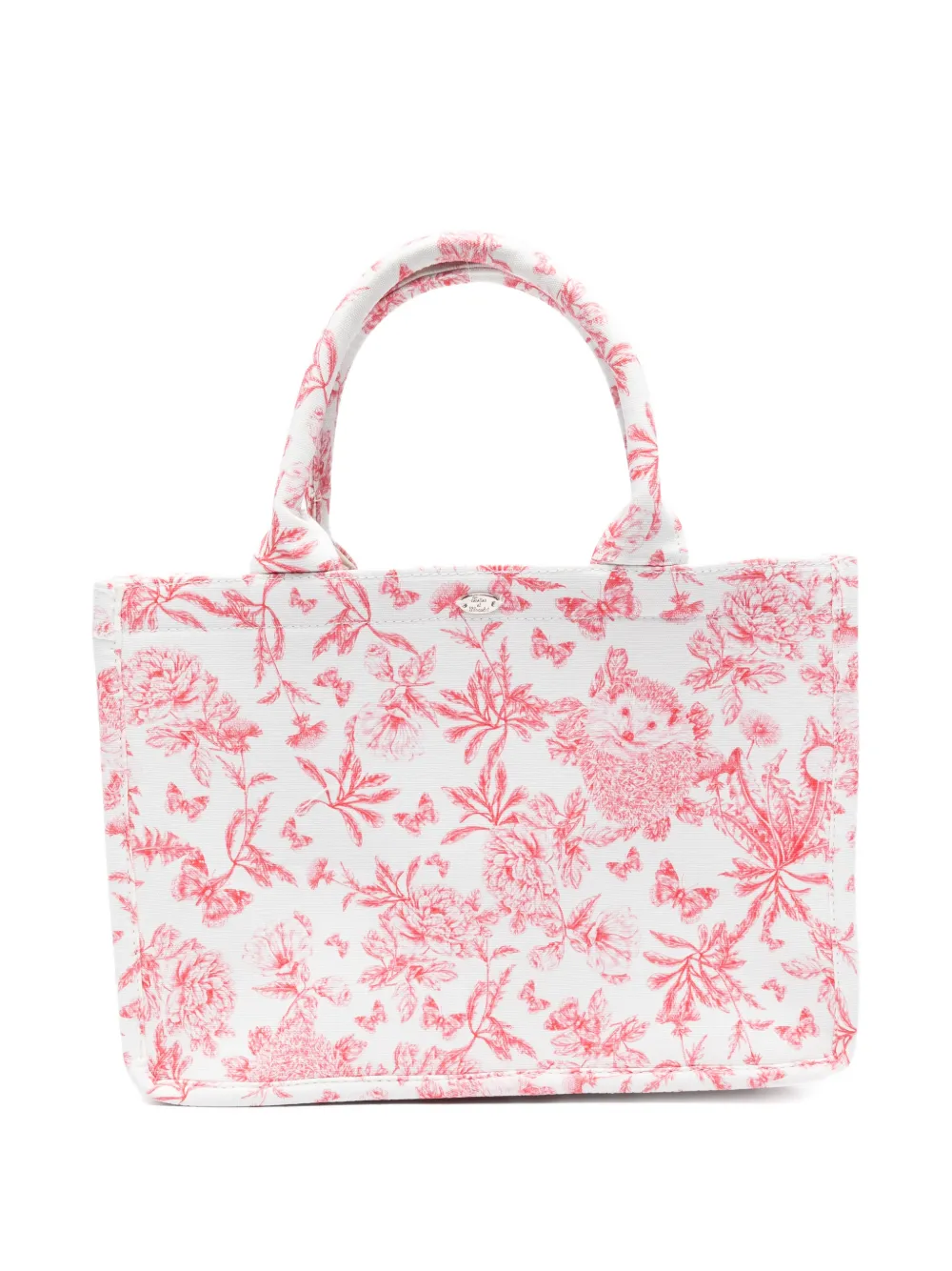 Tartine Et Chocolat small floral-print tote bag - Bianco