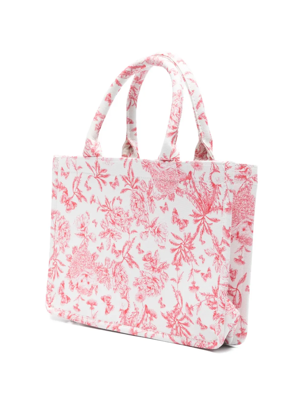 Tartine Et Chocolat Kleine shopper met bloemenprint Wit
