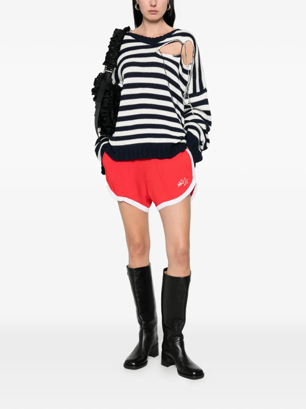  Charles Jeffrey Loverboy Stripe Sweater - Blue 