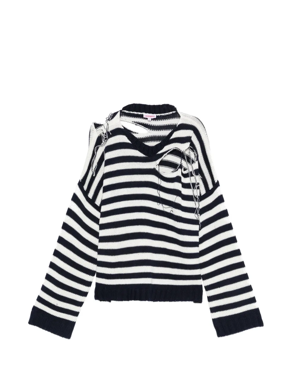 Charles Jeffrey Loverboy stripe sweater - Blu