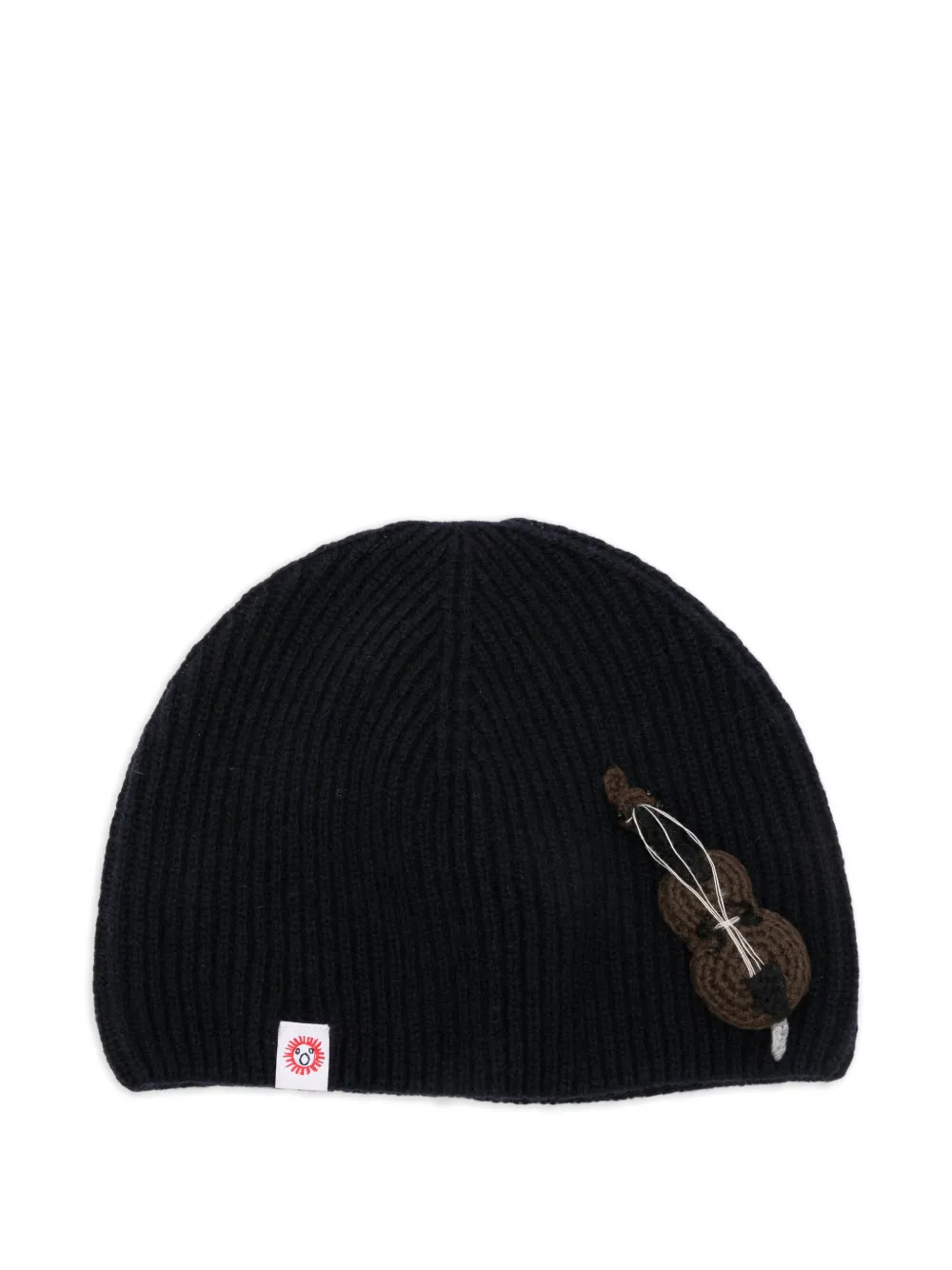 Charles Jeffrey Loverboy appliqué beanie hat - Blu