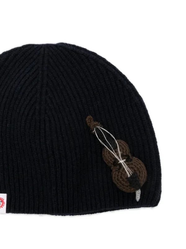 Charles Jeffrey Loverboy Appliqué Beanie Hat | Blue | FARFETCH CA