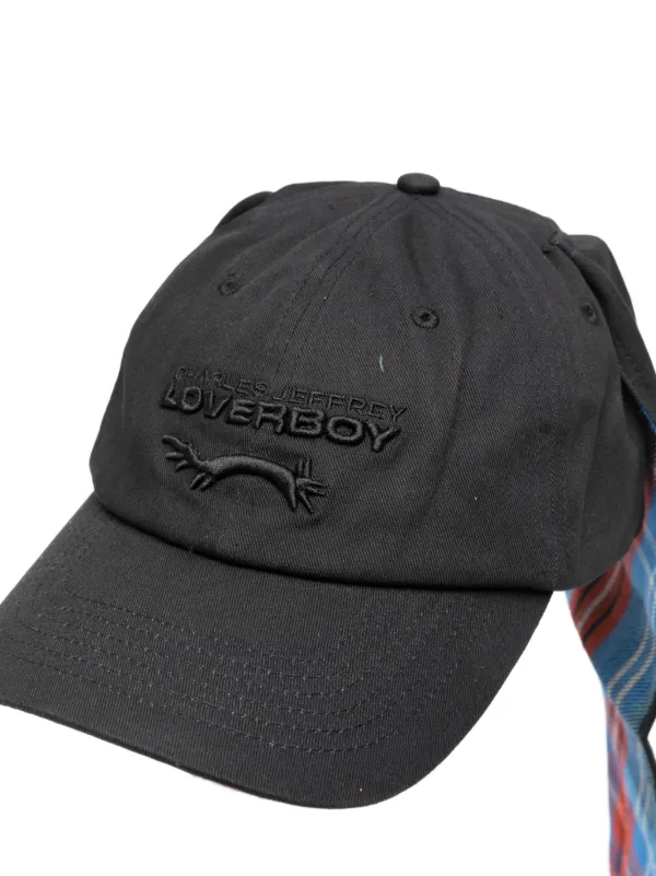 Charles Jeffrey Loverboy bunny-ears Baseball Cap | Black | FARFETCH CA