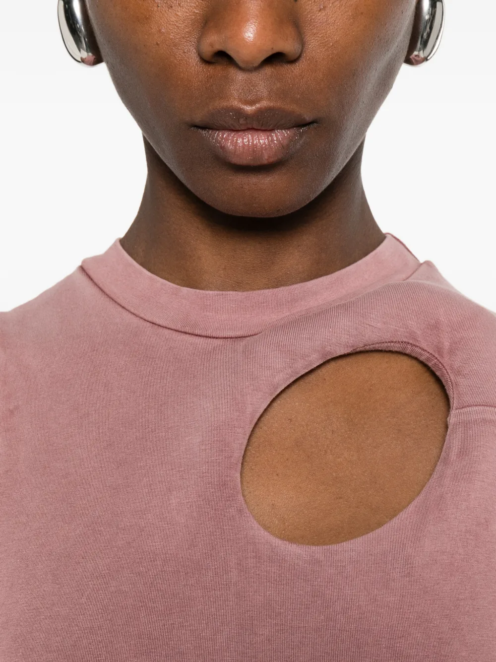 Ottolinger Donut Exo tanktop met uitgesneden details Roze