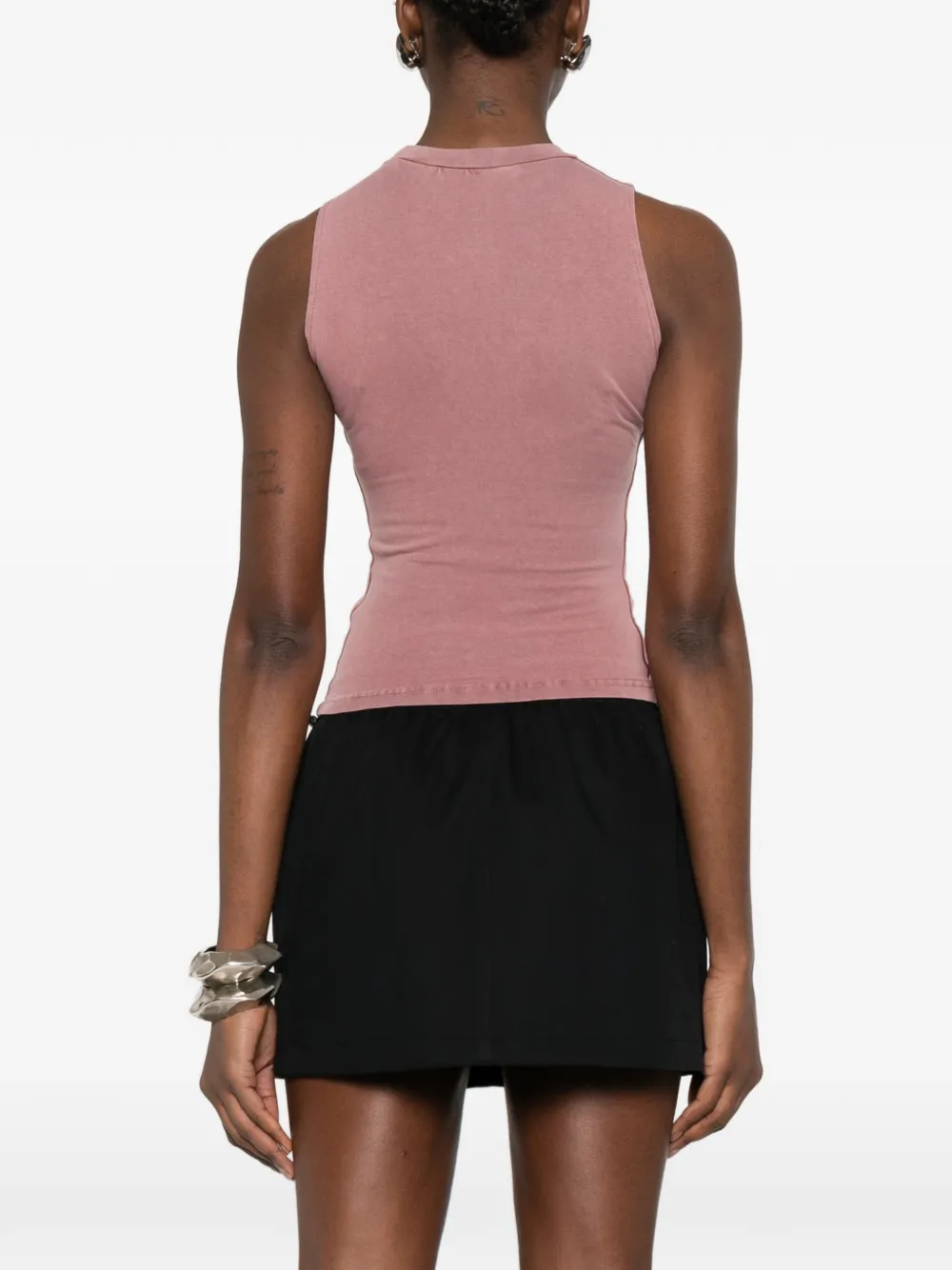 Ottolinger Donut Exo tanktop met uitgesneden details Roze