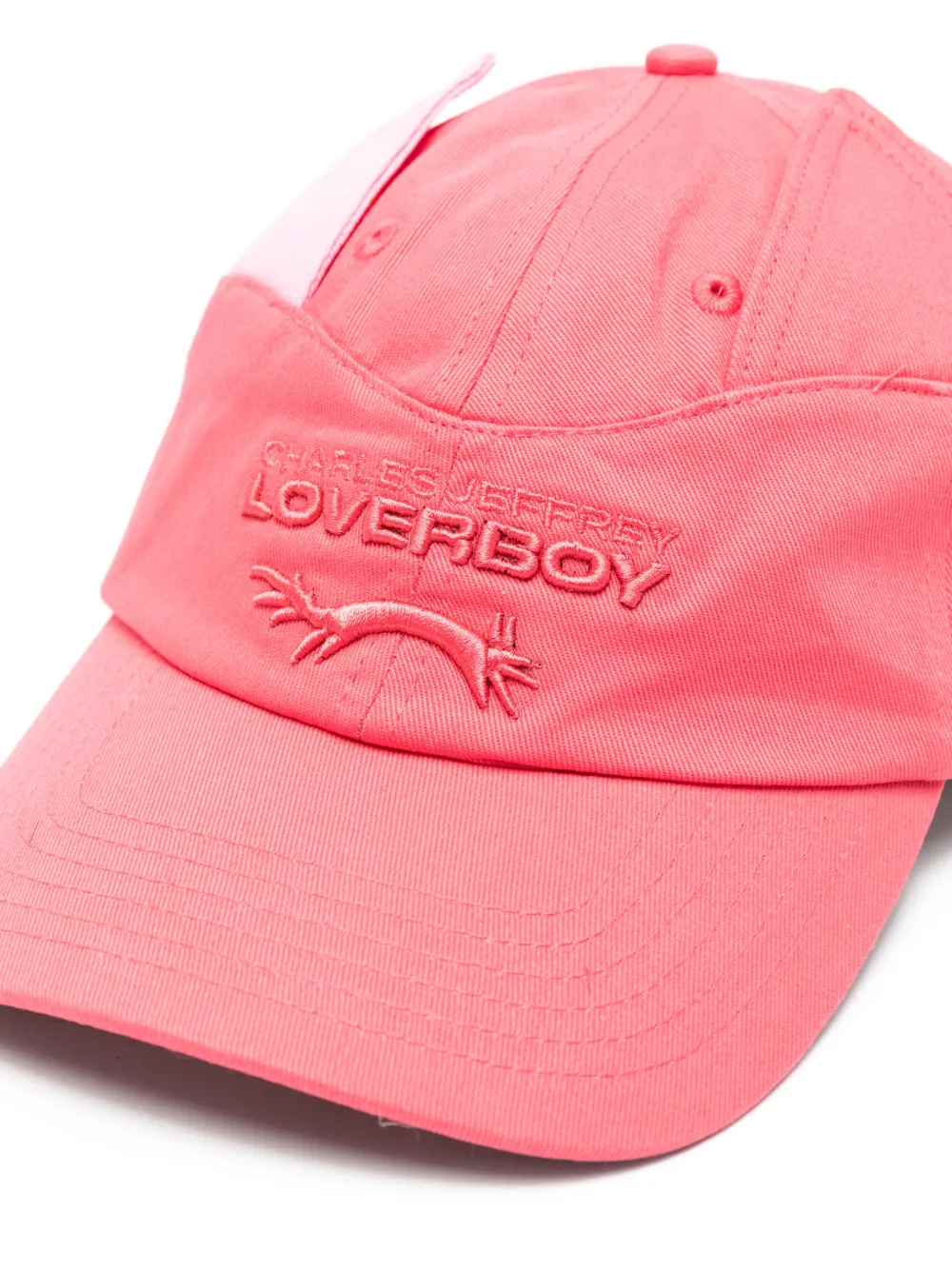 Ears-Detail Colourblock Baseball Cap