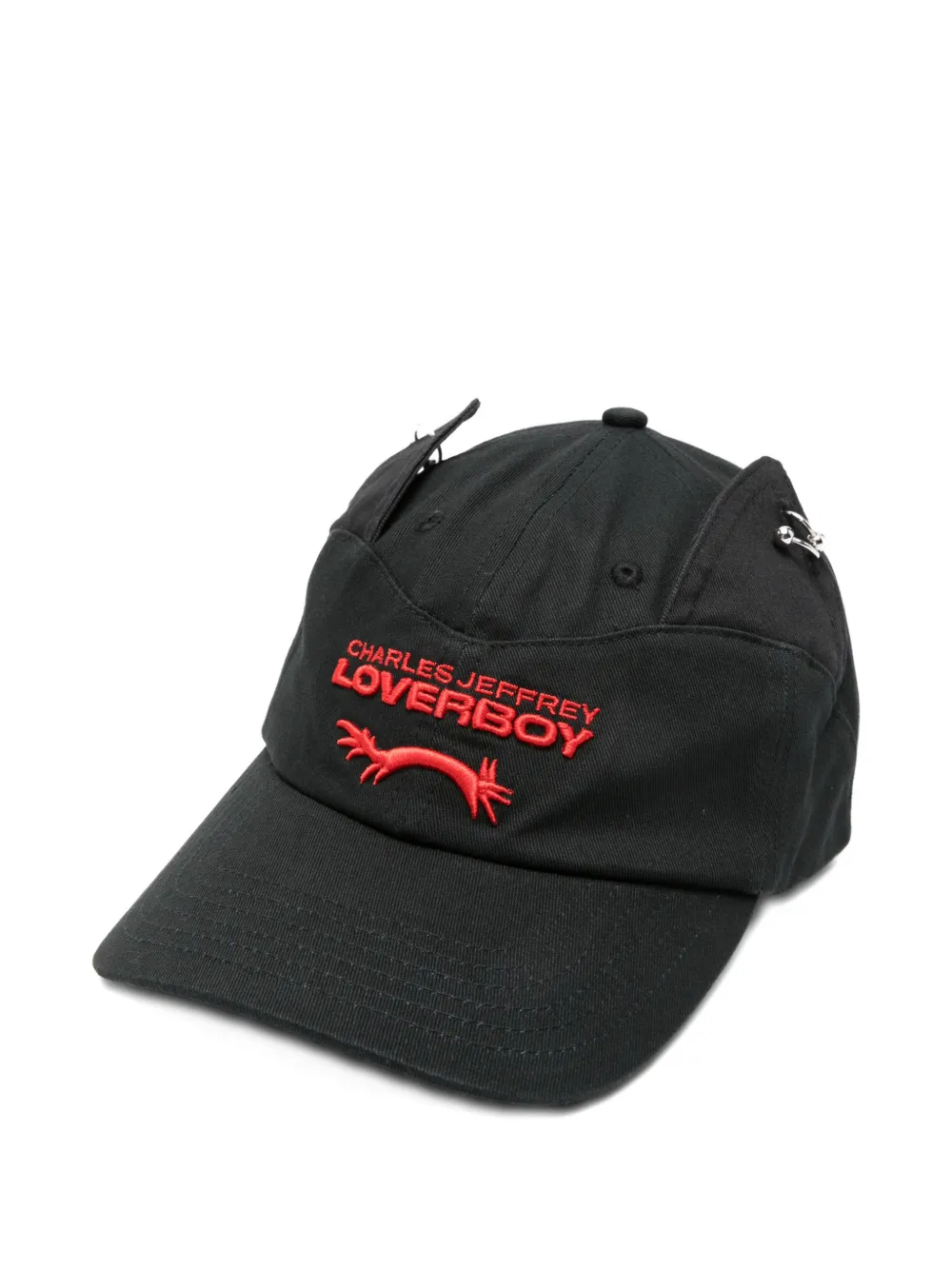 Charles Jeffrey Loverboy pierced ears baseball cap - Nero