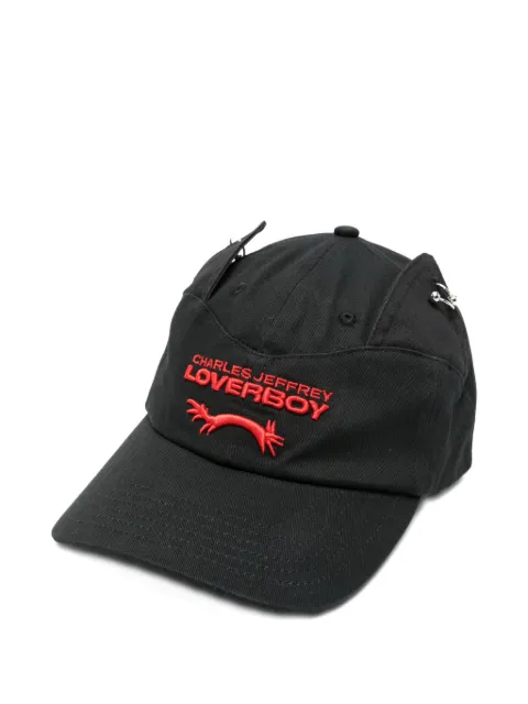 Charles Jeffrey Loverboy pierced ears baseball cap