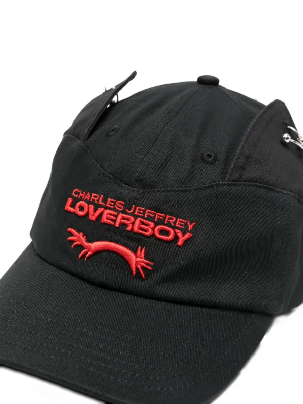 帽子 Charles Jeffrey Loverboy Charles Jeffrey Loverboy Pierced Ears Baseball Cap | Black