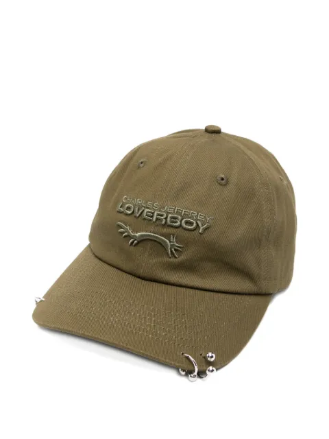 Charles Jeffrey Loverboy pierced baseball cap