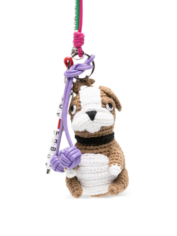 Charles Jeffrey Loverboy Character Crochet Bag Charm | Brown