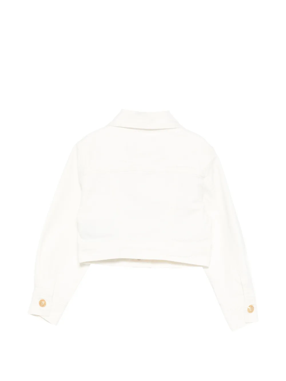  Balmain Kids Pocket Button Jacket - White 