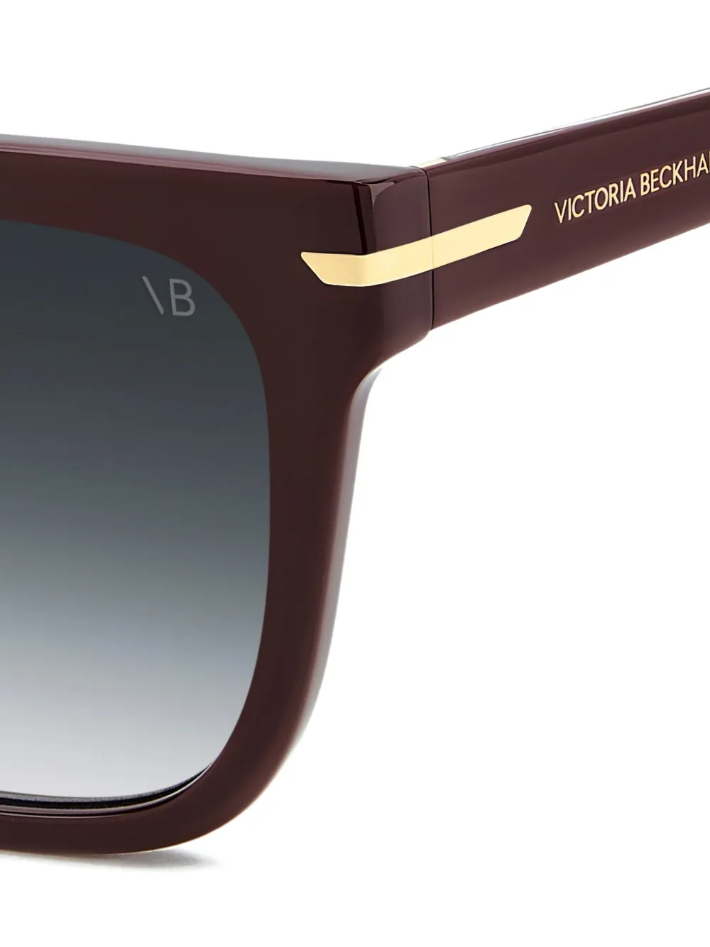 Victoria Beckham Eyewear Zonnebril met vierkant montuur Rood