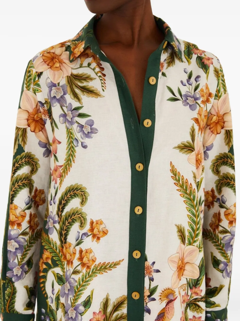 FARM Rio Blouse met bloemenprint Wit