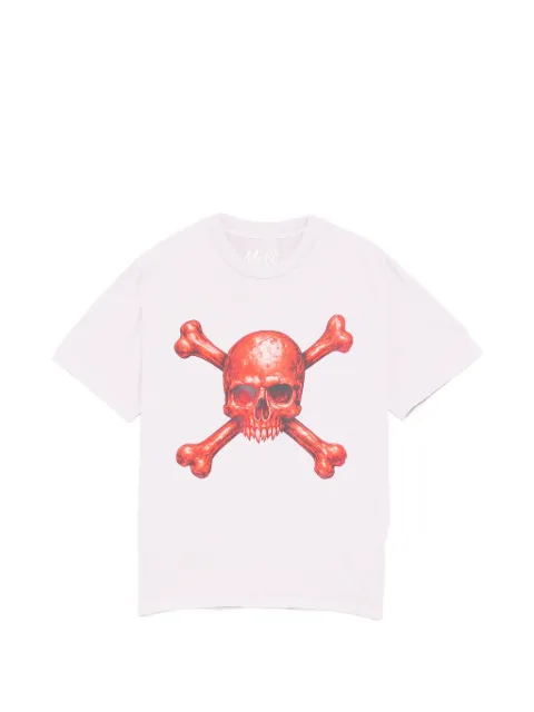 Melt Skull bones printed T-shirt