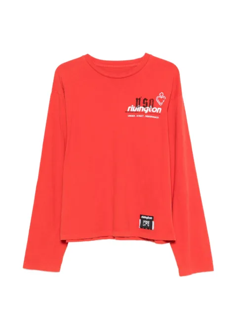 RRR123 long-sleeve graphic T-shirt