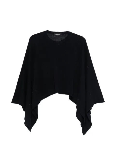 Fabiana Filippi embellished knit poncho