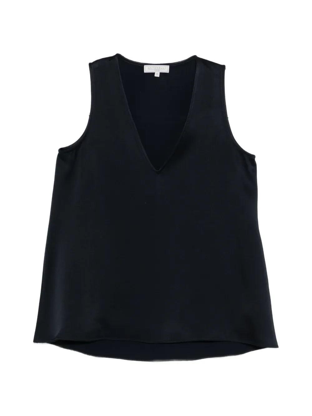 Antonelli Angelica V-neck Blouse In Black
