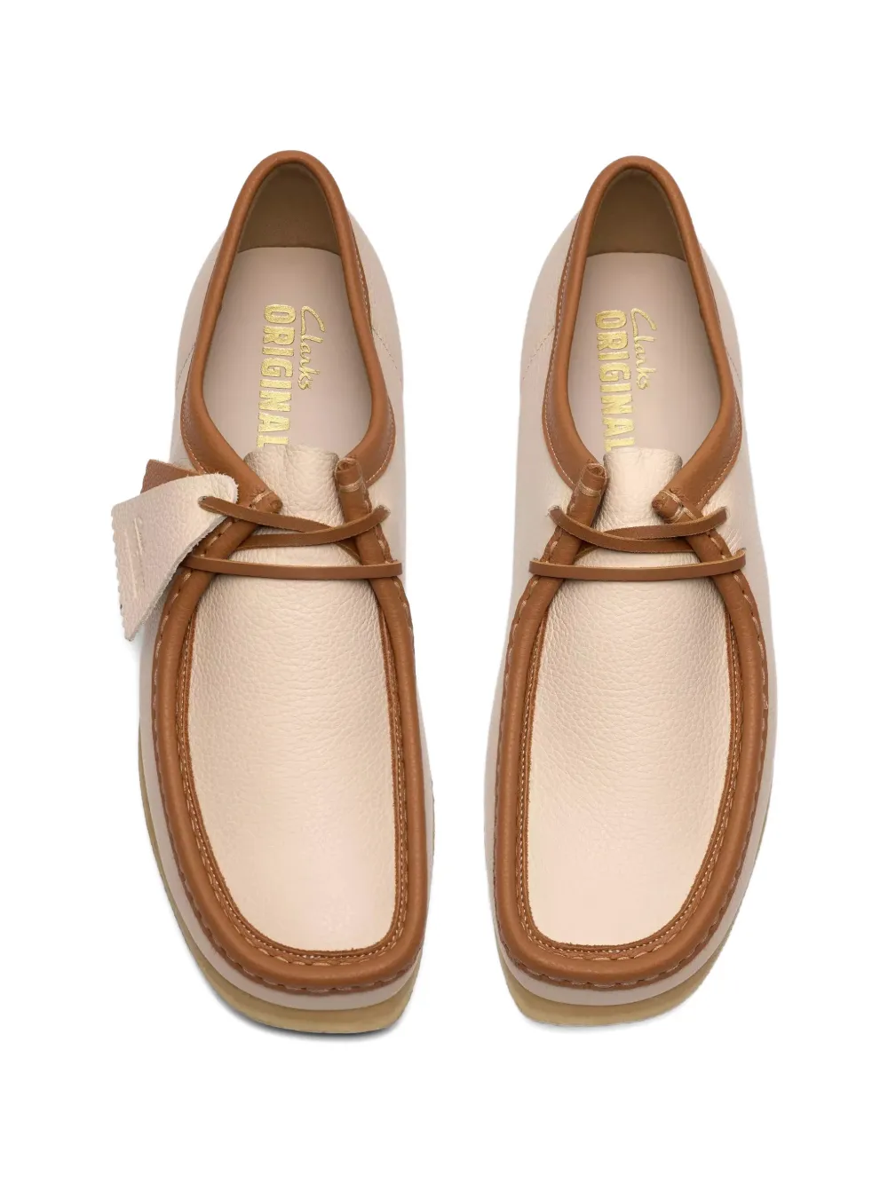 Clarks Originals Wallabee derby schoenen Beige