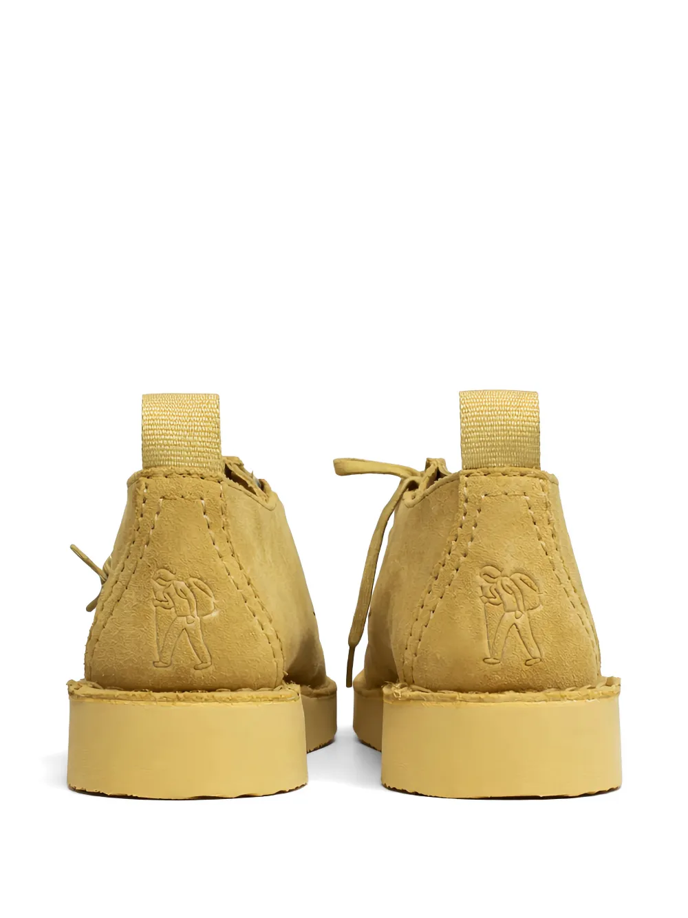 Clarks Originals Suède laarzen met treklussen Beige