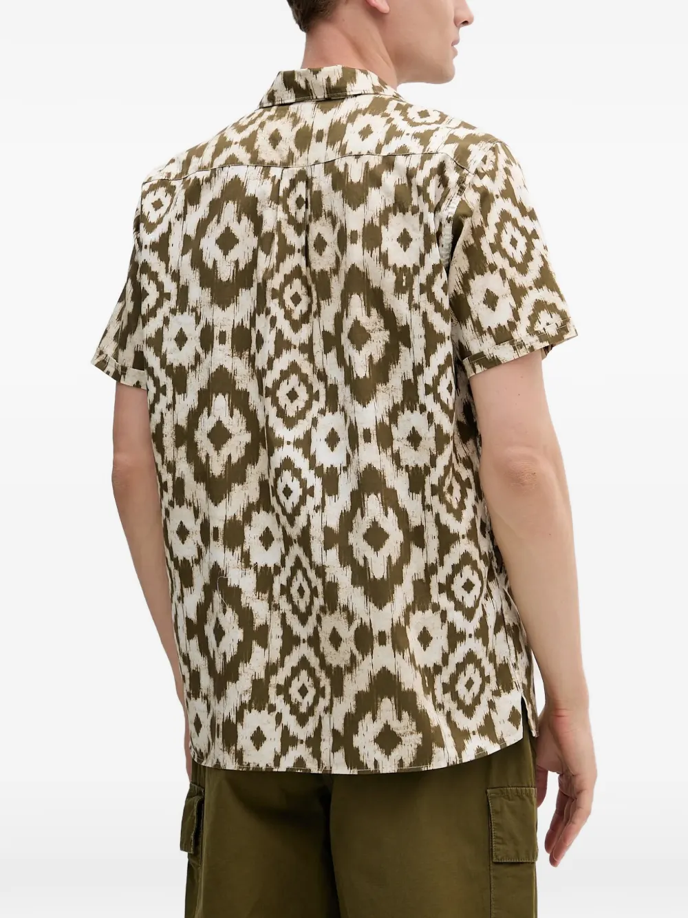Barbour Overhemd met geometrisch patroon Groen