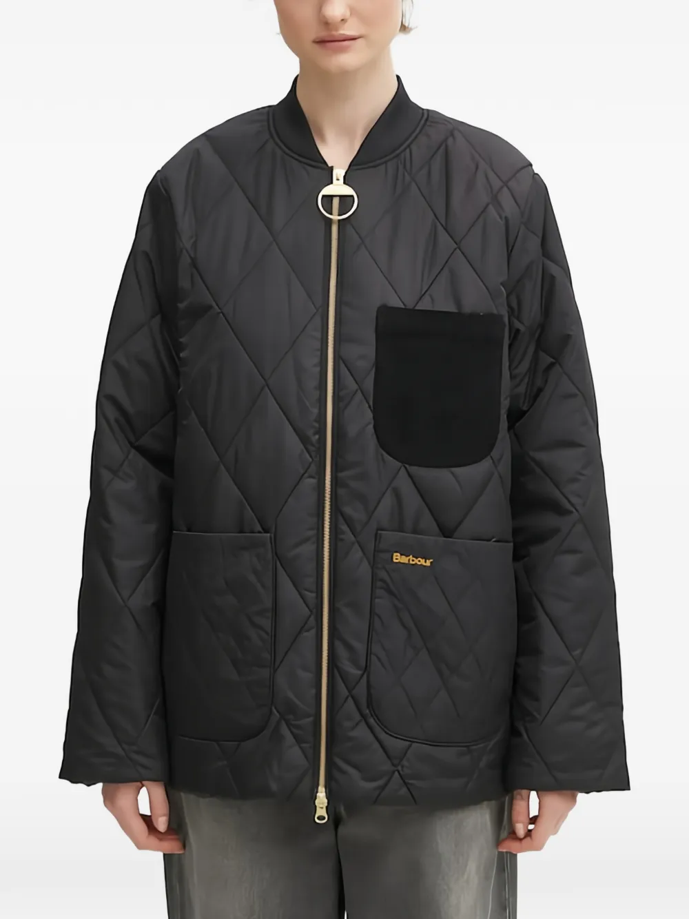 Barbour quilted jacket - Nero