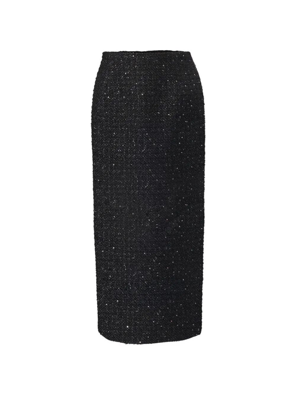 Carolina Herrera lurex tweed midi skirt - Nero